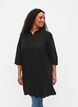 Lang skjorte med 3/4-ermer i lyocell (TENCEL™), Black, Model image number 0