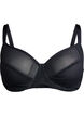 Heldekkende basis BH i mesh, Svart, Packshot image number 0
