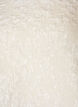 Jacquard bluse med puffermer og A-linjeform, Vanilje, Packshot image number 2