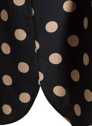 FLASH - Skjortekjole med trykk, Black Brown Dot, Model image number 3