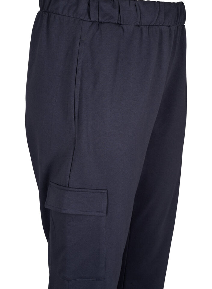 Joggebukse med cargo-lommer, Ombre Blue, Packshot image number 2