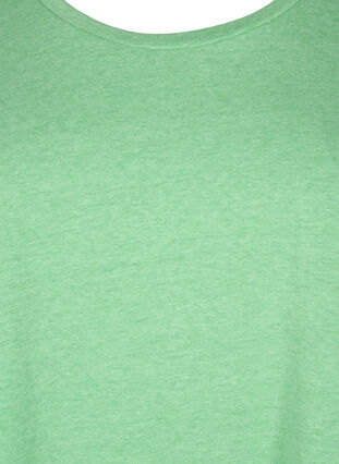 Neonfarget T-skjorte i bomull, Neon Green, Packshot image number 2