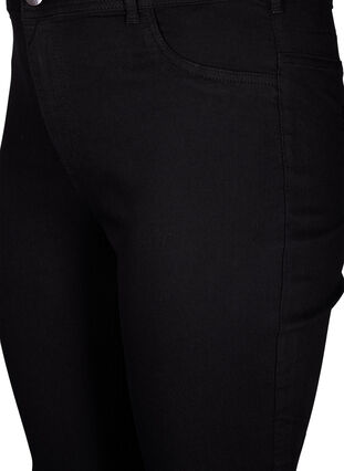 Super slim Amy jeans med høyt liv, Black, Packshot image number 2