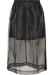 Langt skj&oslash;rt med organza-utseende, Svart, Packshot image number 0