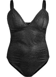 Blonder body med shapewear-effekt, Black