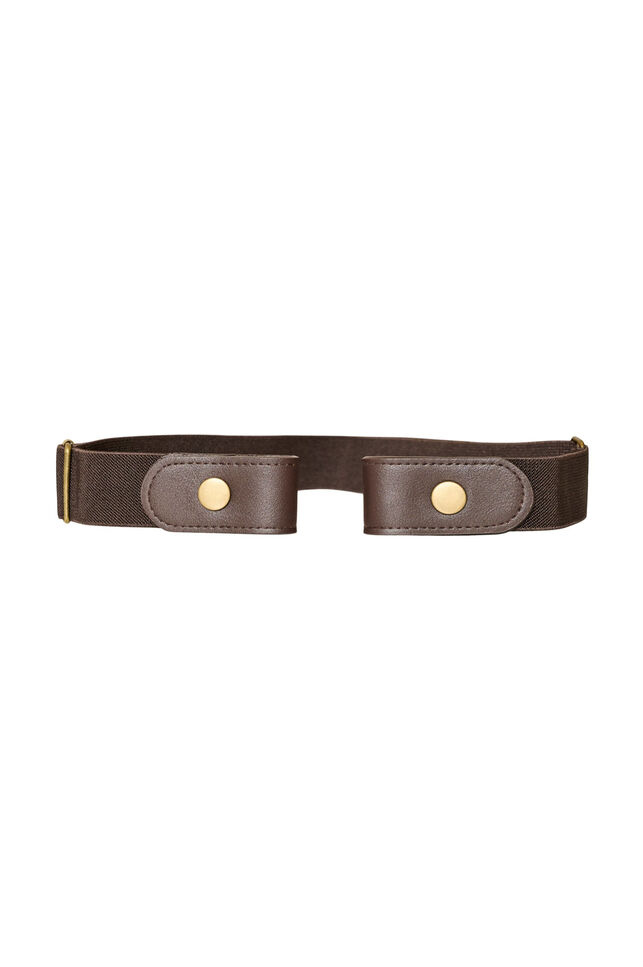 Elastisk belte, Brun, Packshot image number 0
