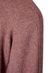 Ribbestrikket cardigan med lommer, Rosa, Packshot image number 2