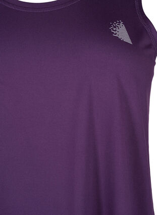 Treningsoverdel med rund hals, Purple Pennant, Packshot image number 2