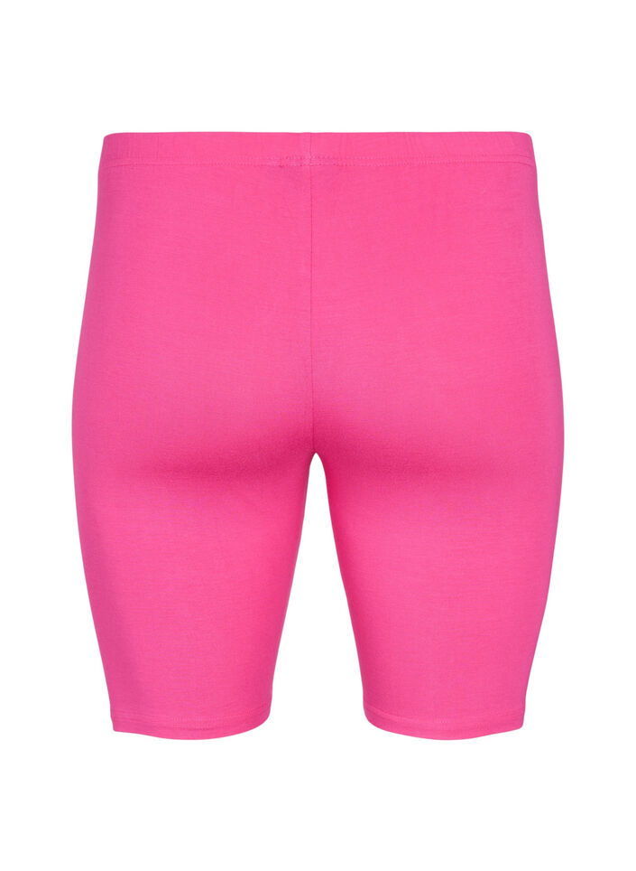 Ensfargede standard sykkelshorts, Rosa, Packshot image number 1