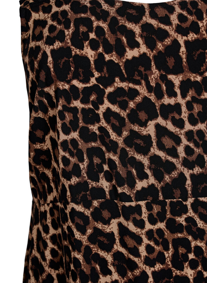 Sommerkjole med brede stropper, Brun, Packshot image number 2