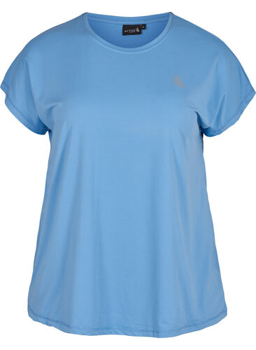 Ensfarget t-skjorte til trening, Allure, Packshot image number 0