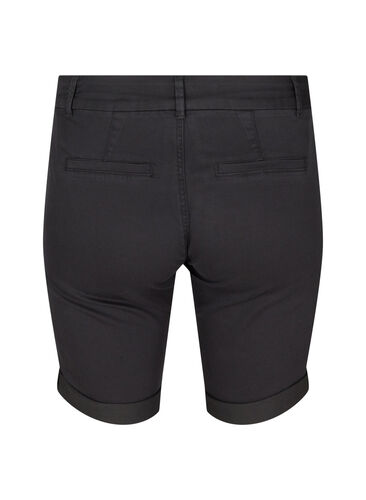 Tettsittende shorts med lommer, Black, Packshot image number 1