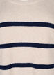 Ribbestrikket genser med striper, P.Stone/Navy.B.Mel., Packshot image number 2