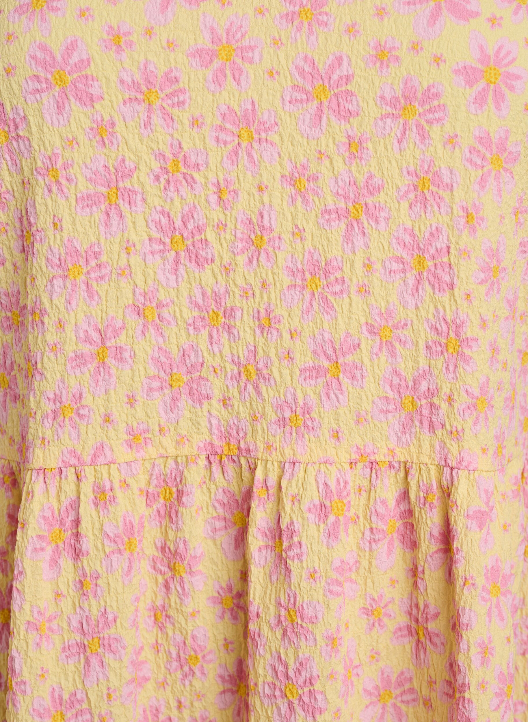 ZizziKort A-linje kjole, Gul, Packshot image number 2