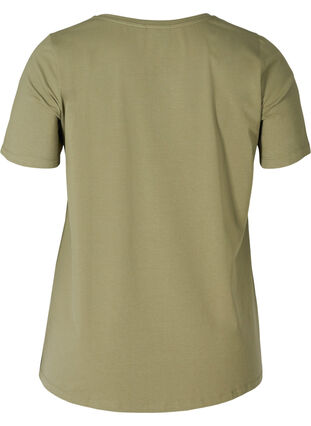 Basis t-skjorte, Deep Lichen Green, Packshot image number 1