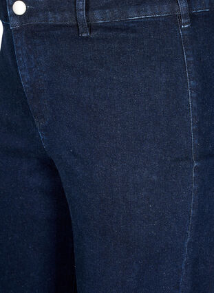 Zizzi Jeans med høy midje og vide ben, Blå, Packshot image number 2