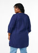 Bomulds muslin-tunika med broderie anglaise, Bl&aring;, Model image number 2