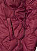 Quiltet jakke med trykknapper og rund hals, M&oslash;rk Bordeaux, Packshot image number 3