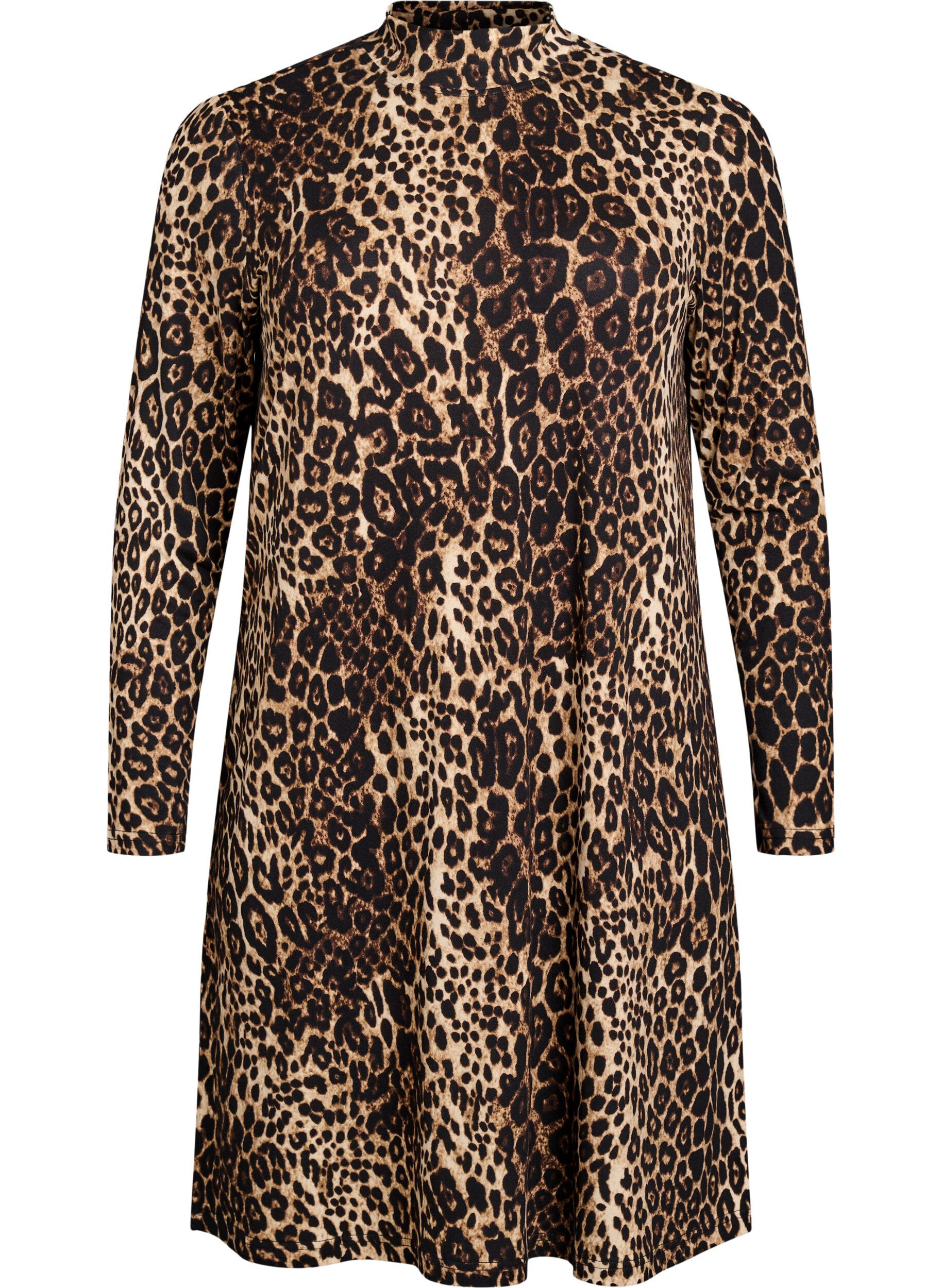 FLASH - Kjole med lange ermer og turtleneck