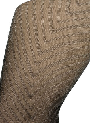Tights med glitter og stripete mønster, Black, Packshot image number 1