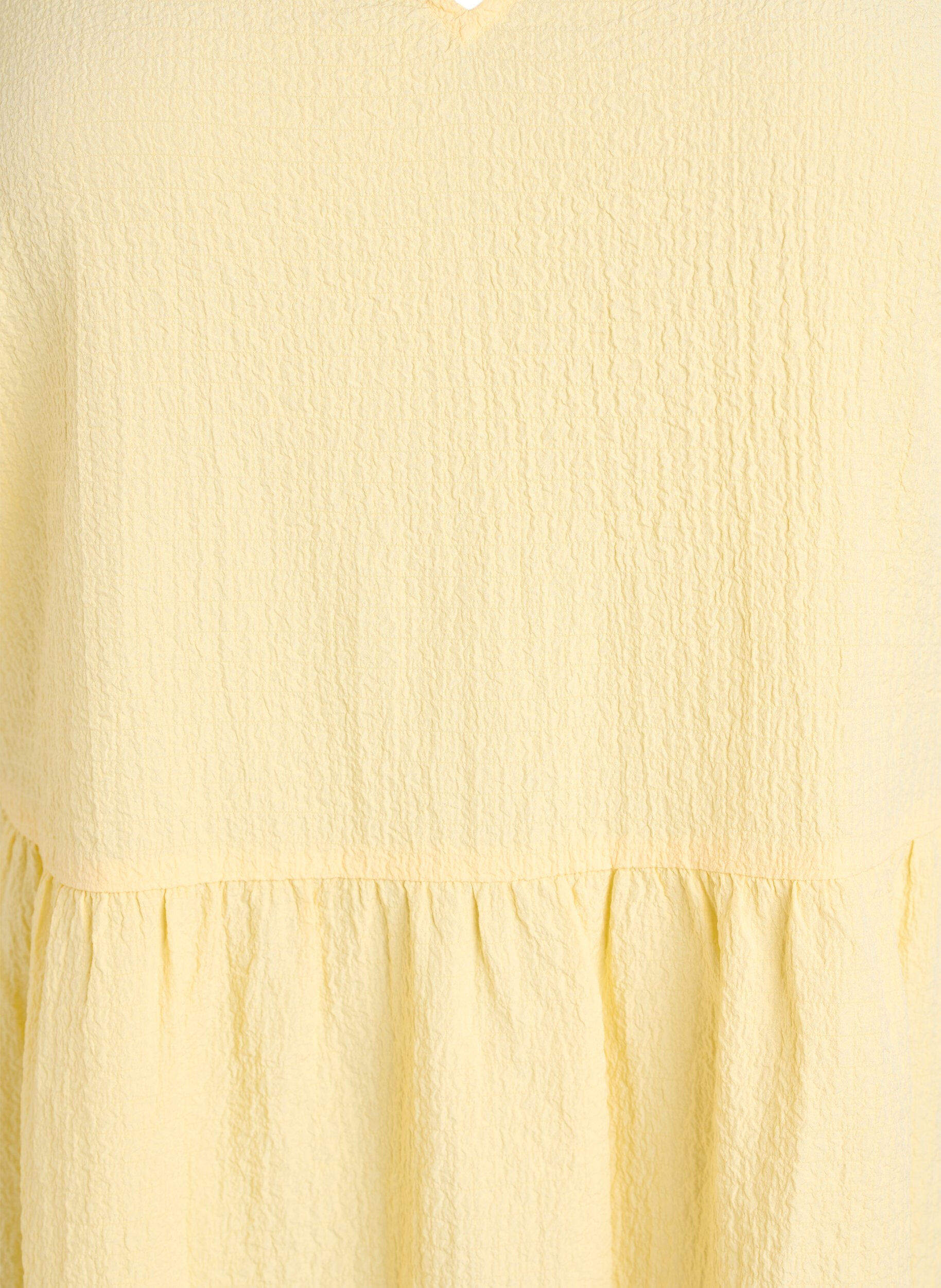 ZizziKort A-linje kjole, Gul, Packshot image number 2