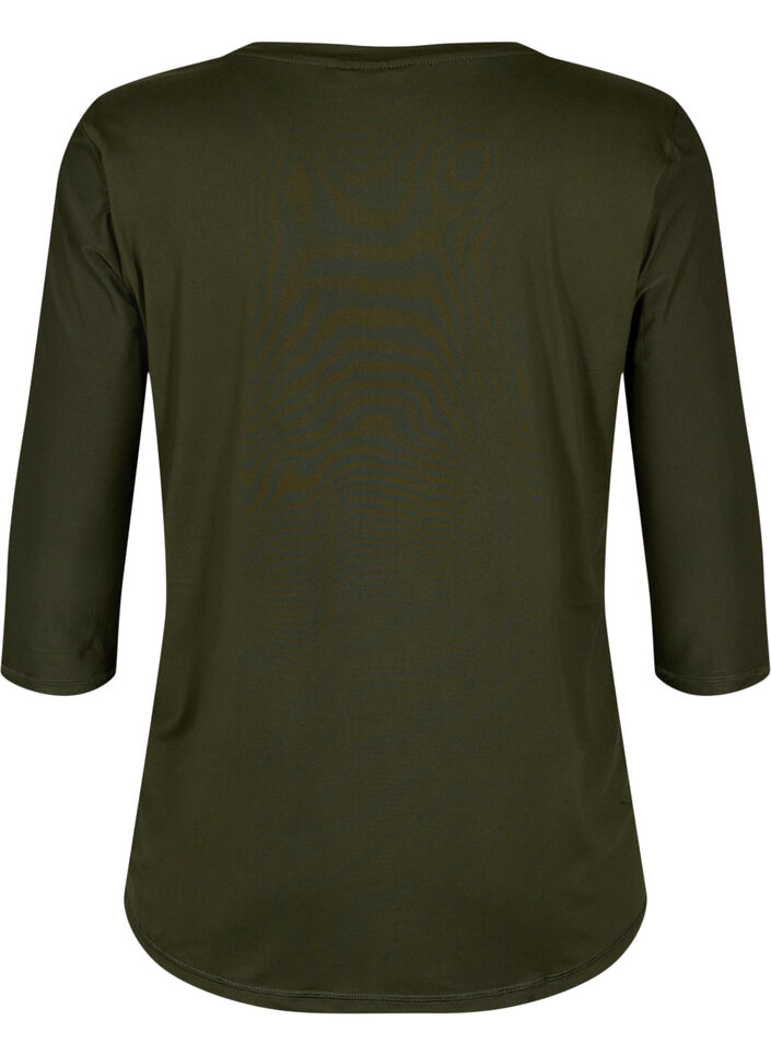 Treningsgenser med 3/4-ermer, Forest Night, Packshot