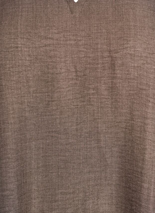 Zizzi Tunika med rund hals, Brun, Packshot image number 2