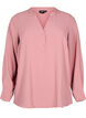 FLASH - Skjortebluse med lange ermer, Rosa, Packshot image number 0