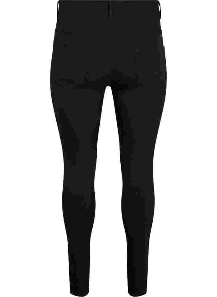 Slim fit bukser med lommer, Black, Packshot image number 1