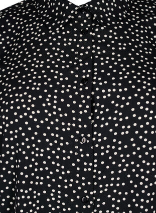 FLASH - Skjorte med prikker, Black White Dot, Packshot image number 2