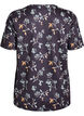 FLASH - T-skjorte med blomstertrykk, Svart, Packshot image number 1