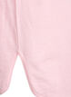 Finstrikket bluse med V-hals og detalj foran, Rosa, Packshot image number 3