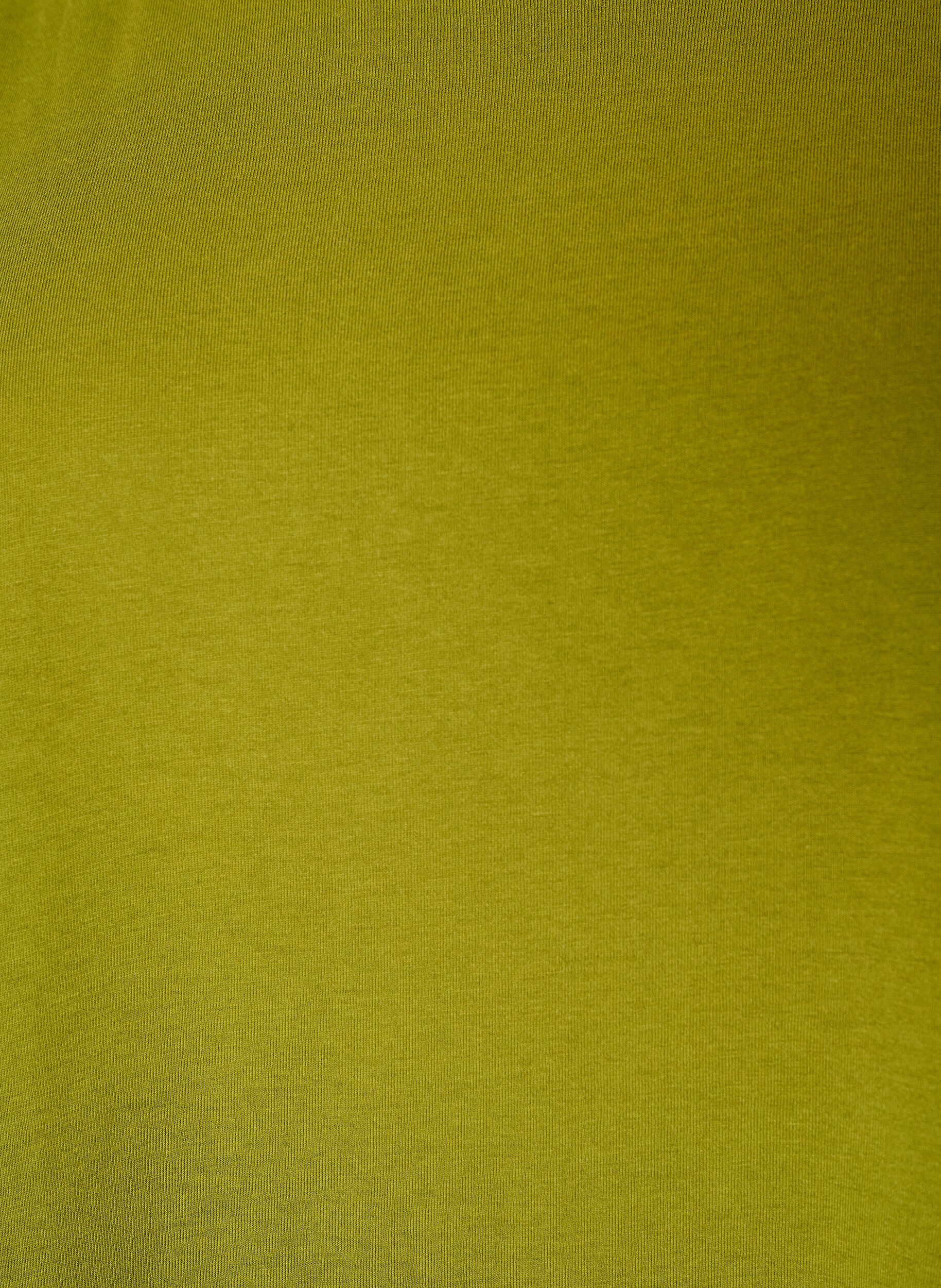 ZizziKortermet T-skjorte i bomullsblanding, Gr&oslash;nn, Packshot image number 2