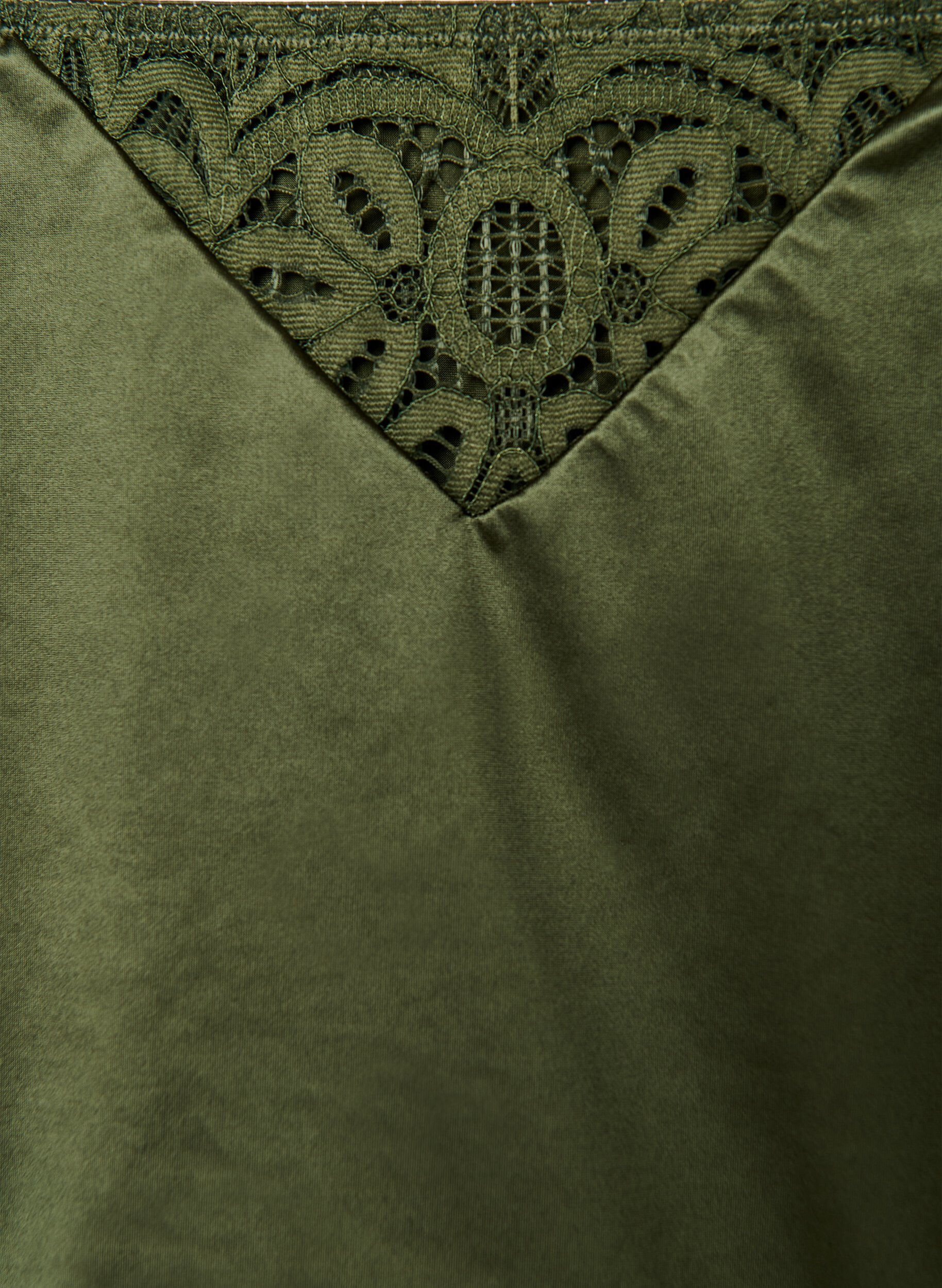 ZizziHipster-truse med blonder og mikrofiber, Gr&oslash;nn, Packshot image number 2