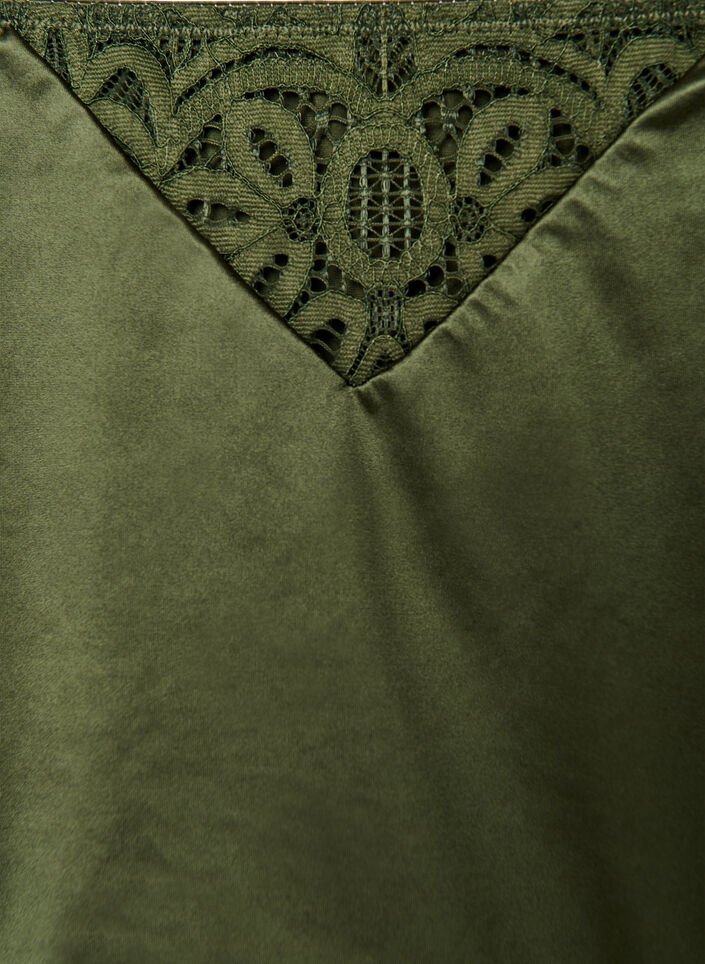 Hipster-truse med blonder og mikrofiber, Gr&oslash;nn, Packshot image number 2