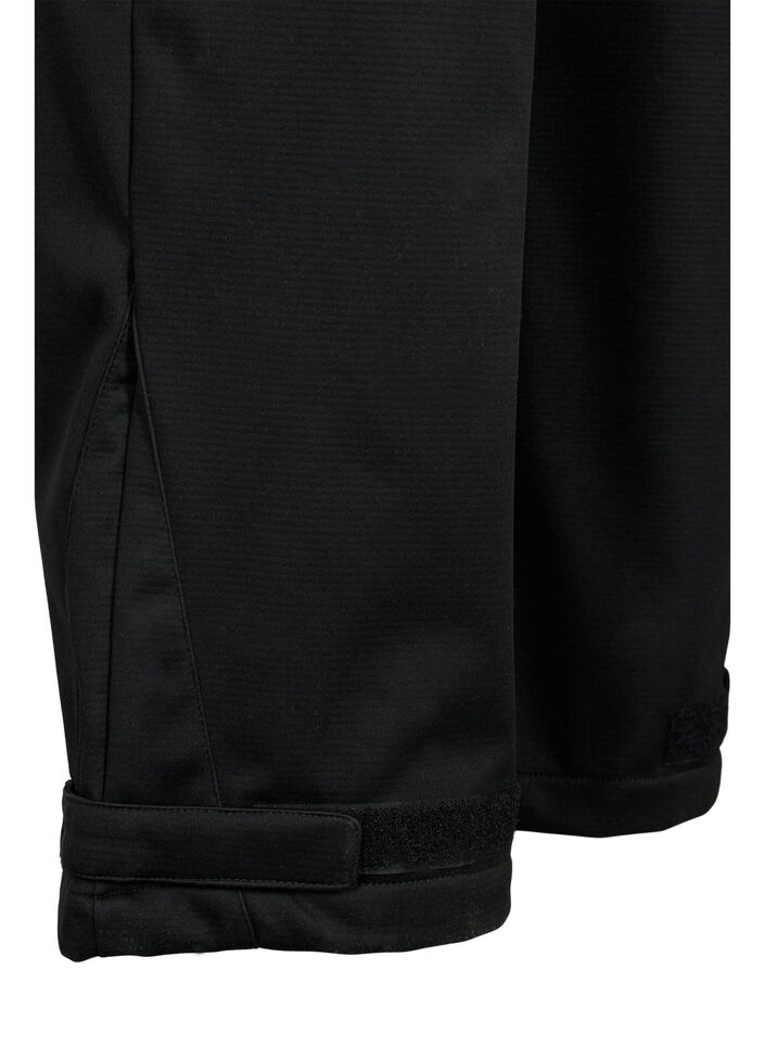 Softshellbukser, Black, Packshot image number 3
