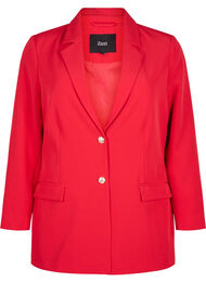 Dressjakke med gullknapper og lommer, Tango Red