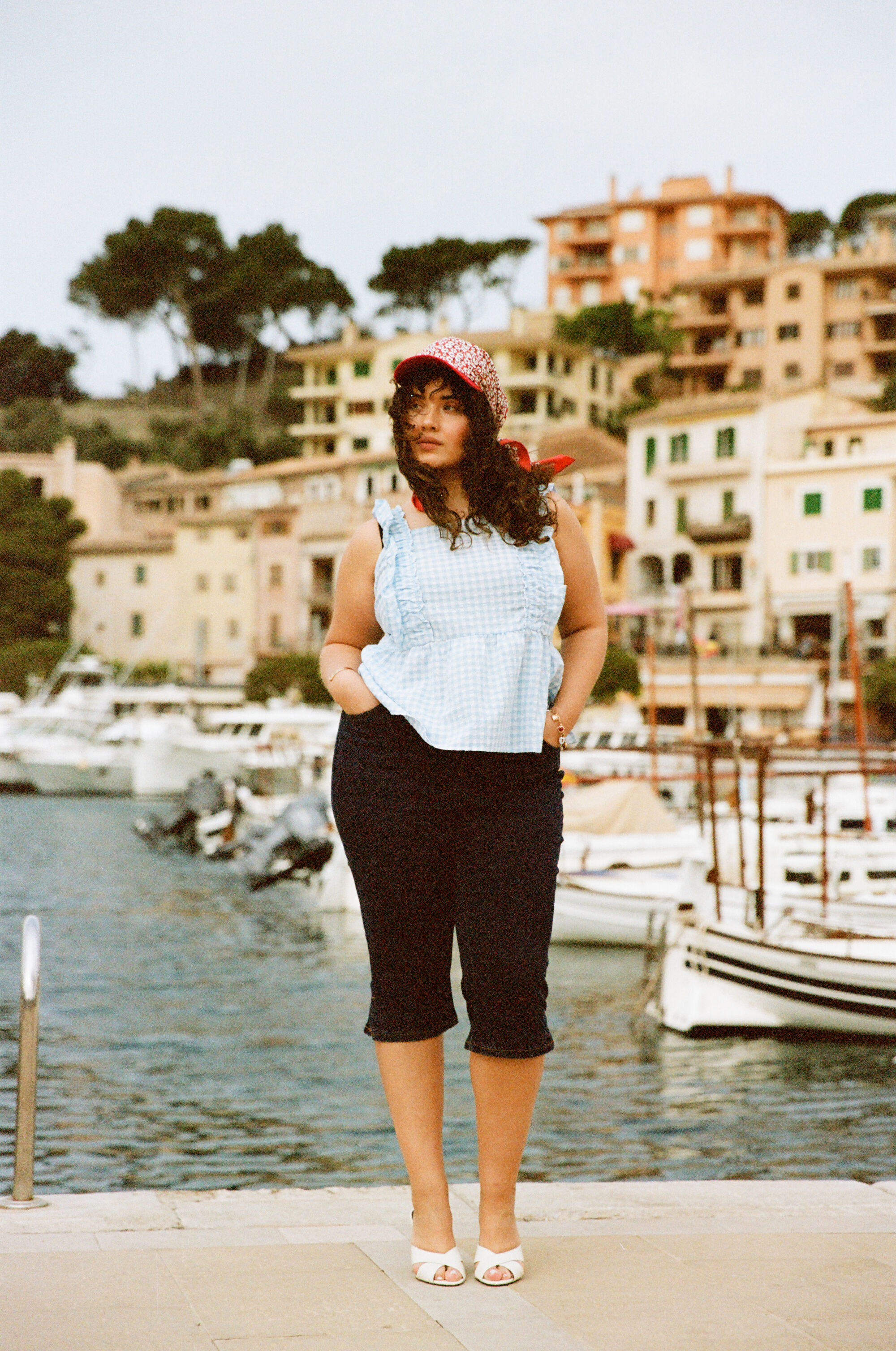 ZizziSommerlig havnesjarm i pastellfarger, , Model