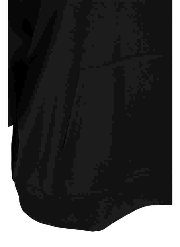 Hettegenser med 3/4-ermer, Black, Packshot image number 3