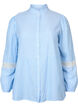 Skjortebluse med volang krage og heklet bånd, Marina W. Stripe, Packshot image number 0