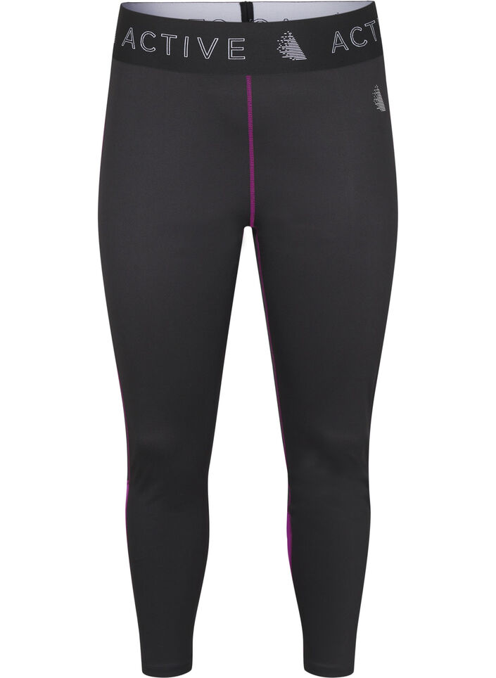 Baselayer-bukser med kontrastdetaljer, Black w. Charisma, Packshot