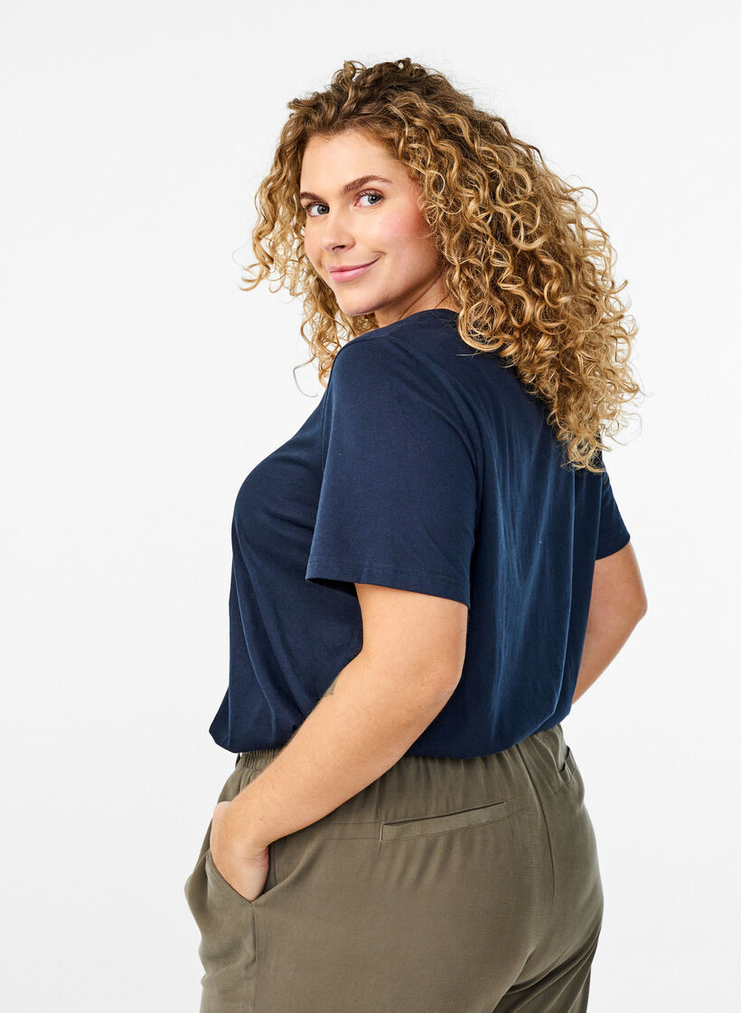 FLASH - T-skjorte med motiv, Blå, Model image number 2