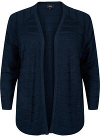 Stripet tone-på-tone cardigan