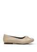 Wide fit - Ballerina med sløyfe, Beige, Packshot image number 0