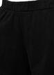 Ensfargede joggeshorts med lommer, Black, Packshot image number 2
