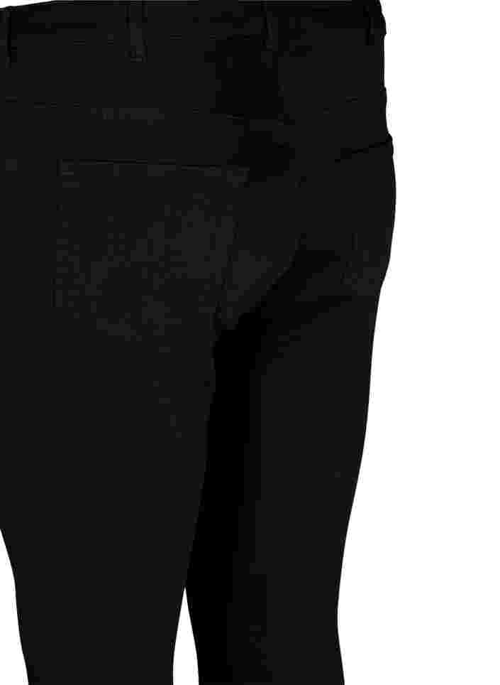 Stay black Amy jeans med høyt liv, Black, Packshot image number 3