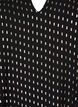 Langermet kjole med folietrykk, Black w. Gold, Packshot image number 2