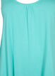 Topp med A-form og rund hals, Turquoise, Packshot image number 2