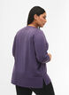 Langermet treningsbluse med struktur, Purple Plumeria, Model image number 1