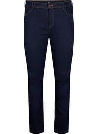 Super slim Amy jeans med høy midje, Blå Super slim Amy jeans med høy midje